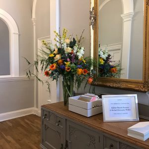 wedding venue flowers, marlow