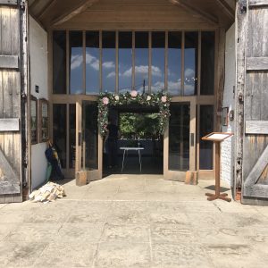 wedding flower arch