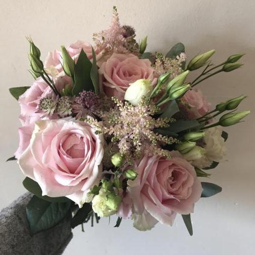 Pink Bridesmaids Bouquet