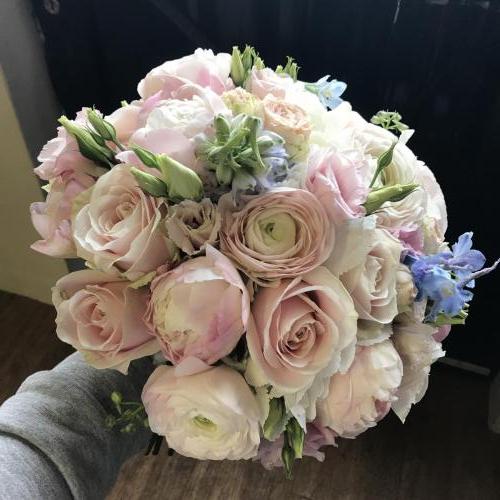 Modern all flower brides bouquet